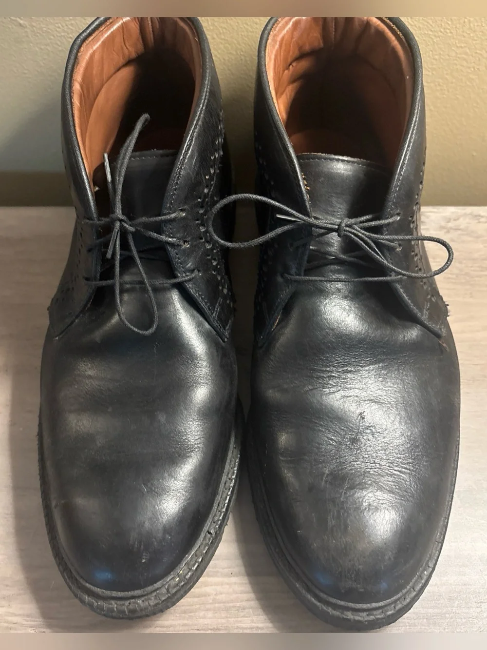 Allen Edmonds “Bellevue” Size 11 Black Chukka Boots